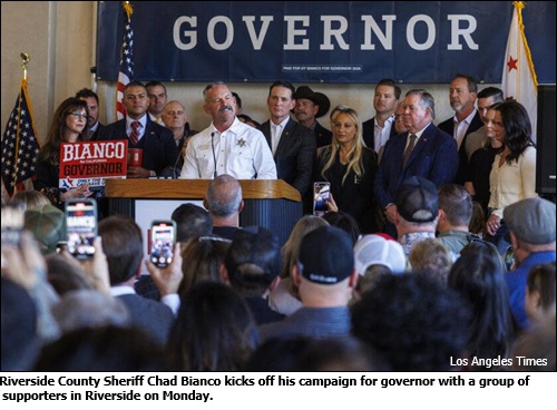 INT: Riverside County Sheriff-Coroner Chad Bianco makes a decision